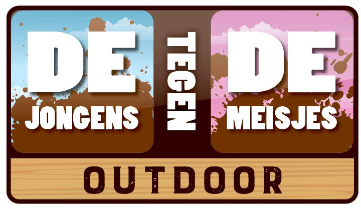 Jongens tegen de meisjes outdoor