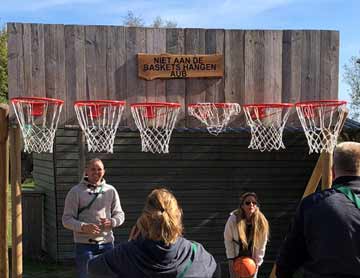 Basketballen spel