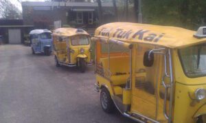 Tuk tuk rijden in Limburg